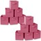 Casafield Set of 12 Collapsible Fabric Cube Storage Bins - Foldable Cloth Baskets for Shelves, Cubby Organizers & More